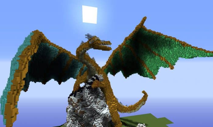 Создание настоящего дракона в minecraft