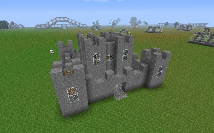 Как сделать замок в Майнкрафте